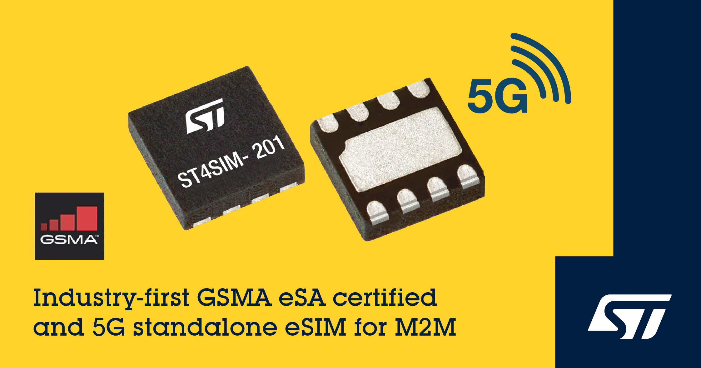 5G M2M Embedded SIMs Certified to Latest Industry Standards