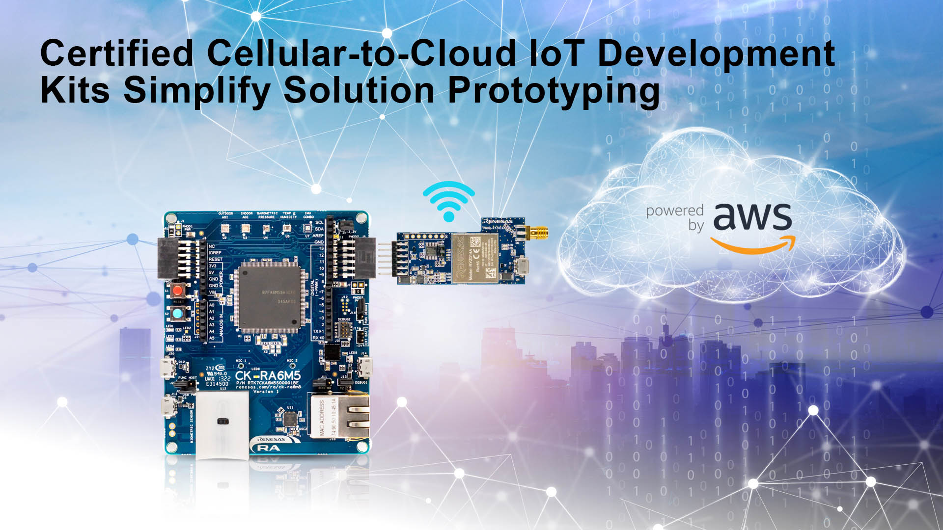 Cellular-to-Cloud IoT Development Platforms Powered by RA and RX MCU Families