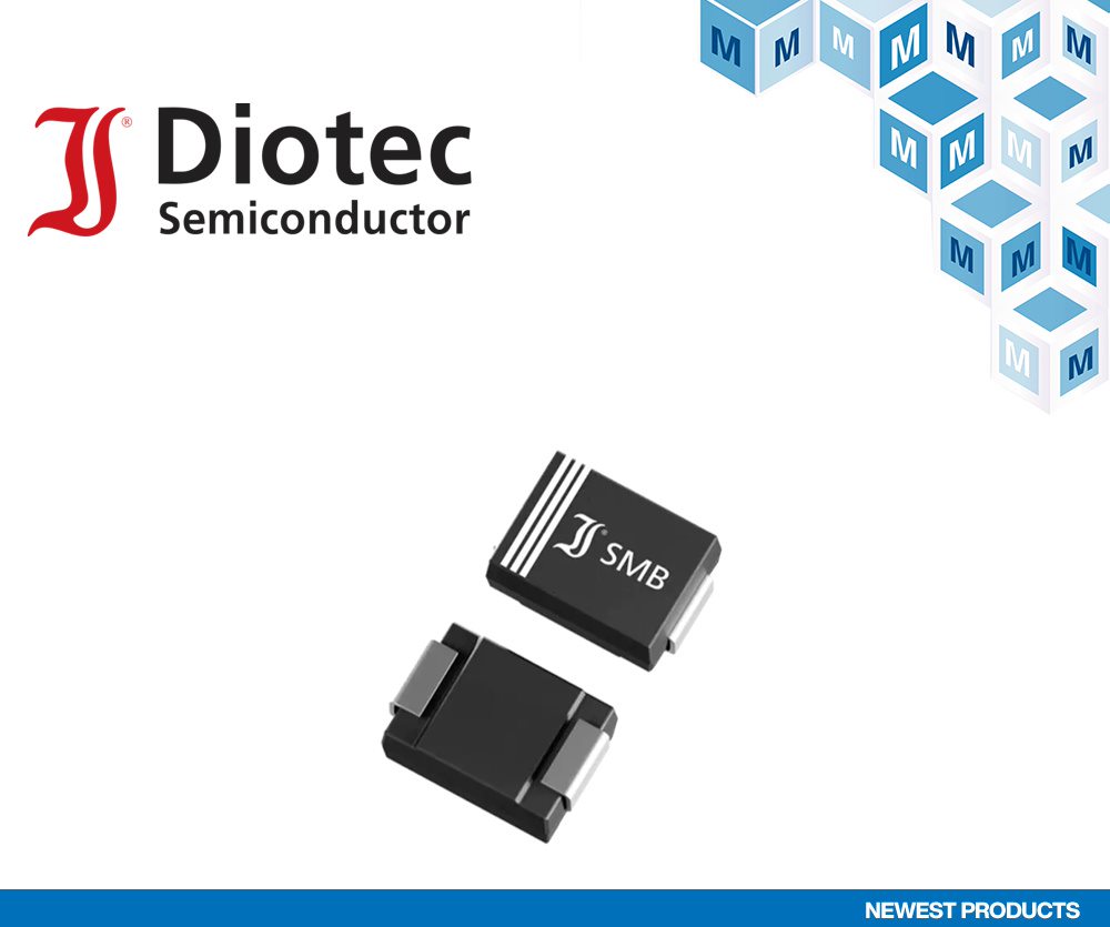 Mouser Electronics and Diotec Semiconductor Announce Global Distribution Agreement