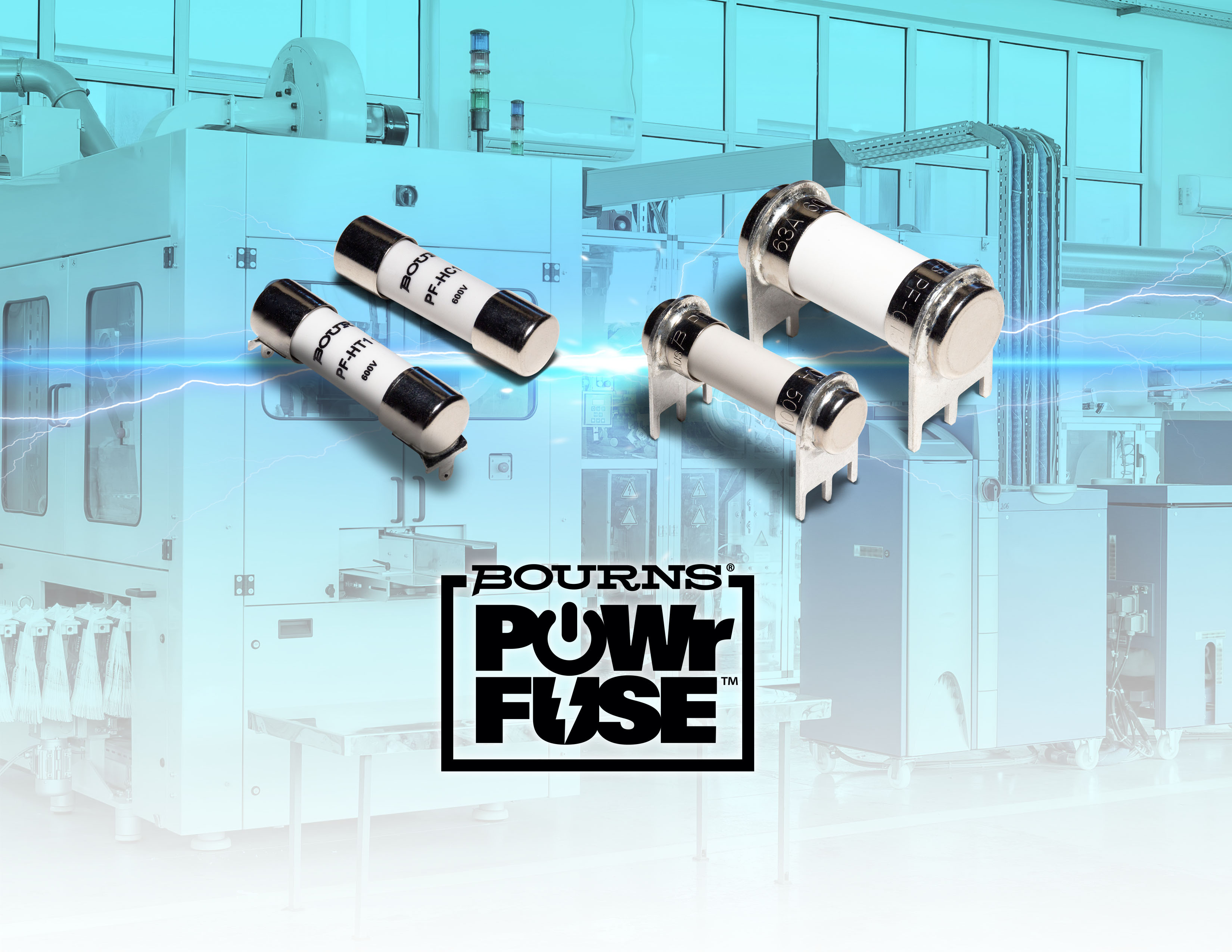Bourns Adds to POWrFuse High-Power Fuse Product Family w/ Three Industrial Model Series