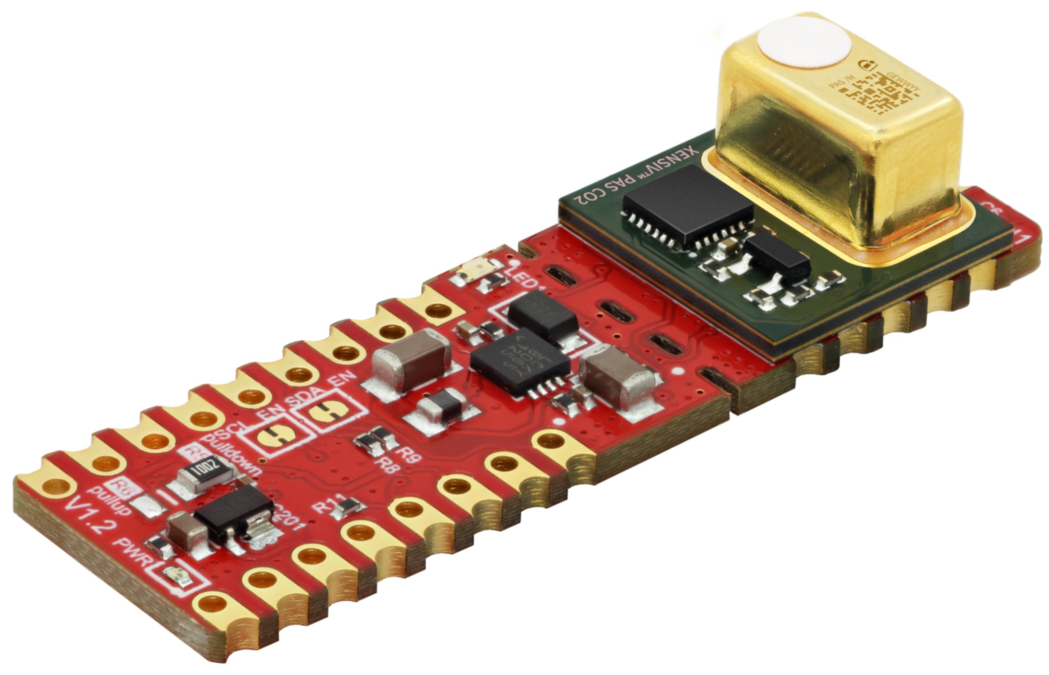 Board for Carbon Dioxide Measurement Features an Integrated Prototyping Concept to Test System Behavior