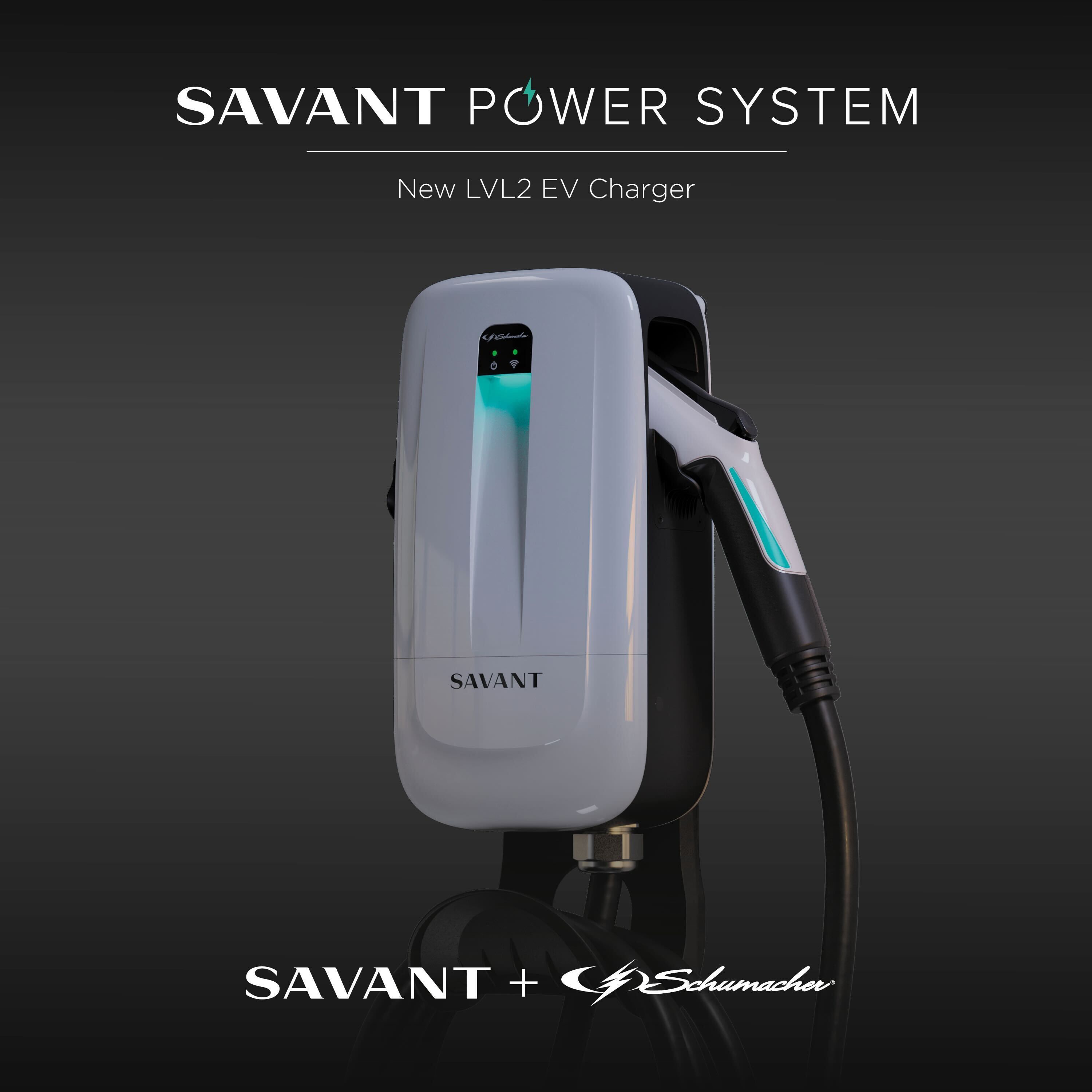 Savant Enhances Smart Home Experience with Schumacher Electric Vehicle Charger