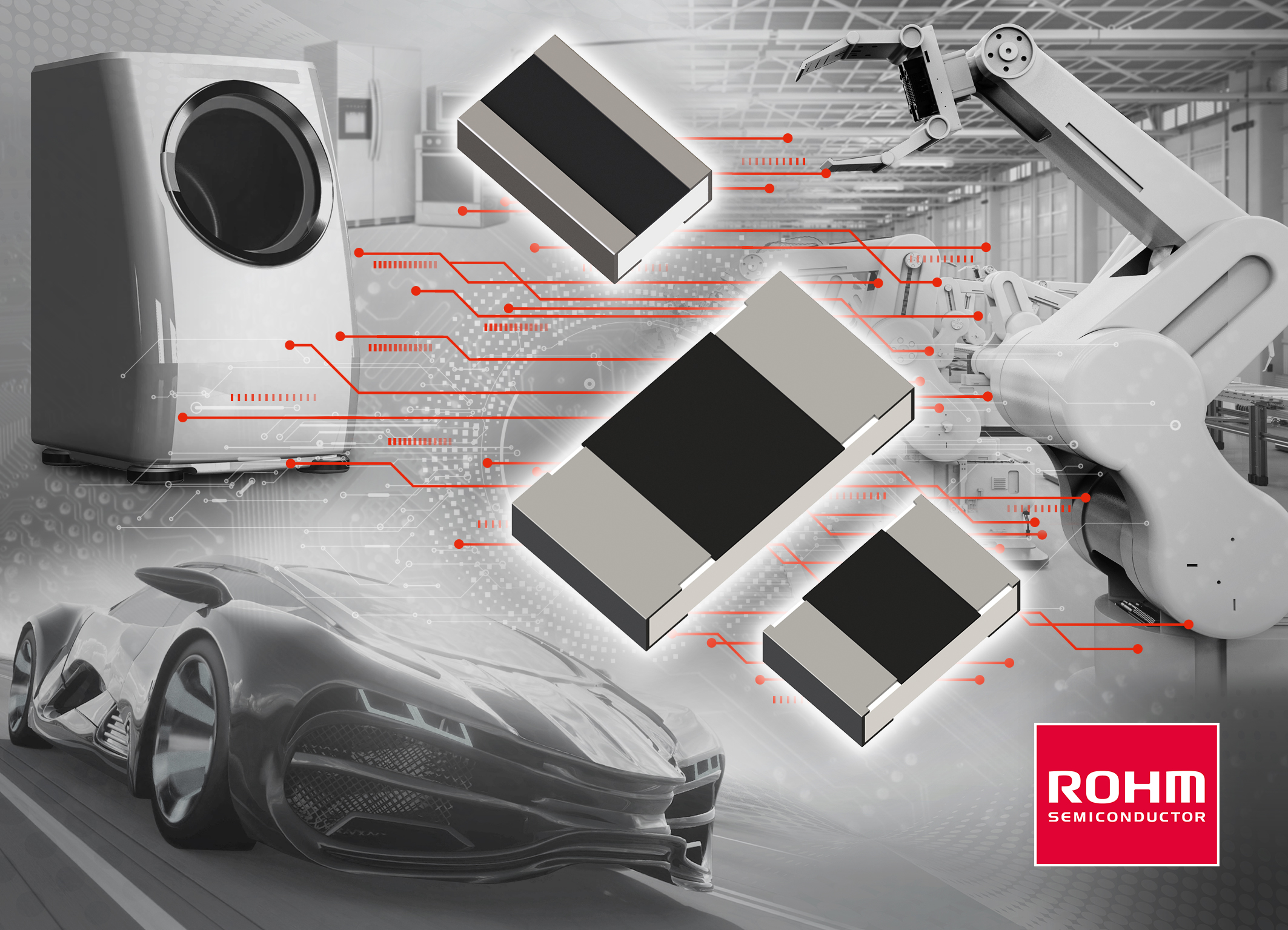 ROHM Delivers the Industry's Highest Rated Power Shunt Resistors in the 0508 Size