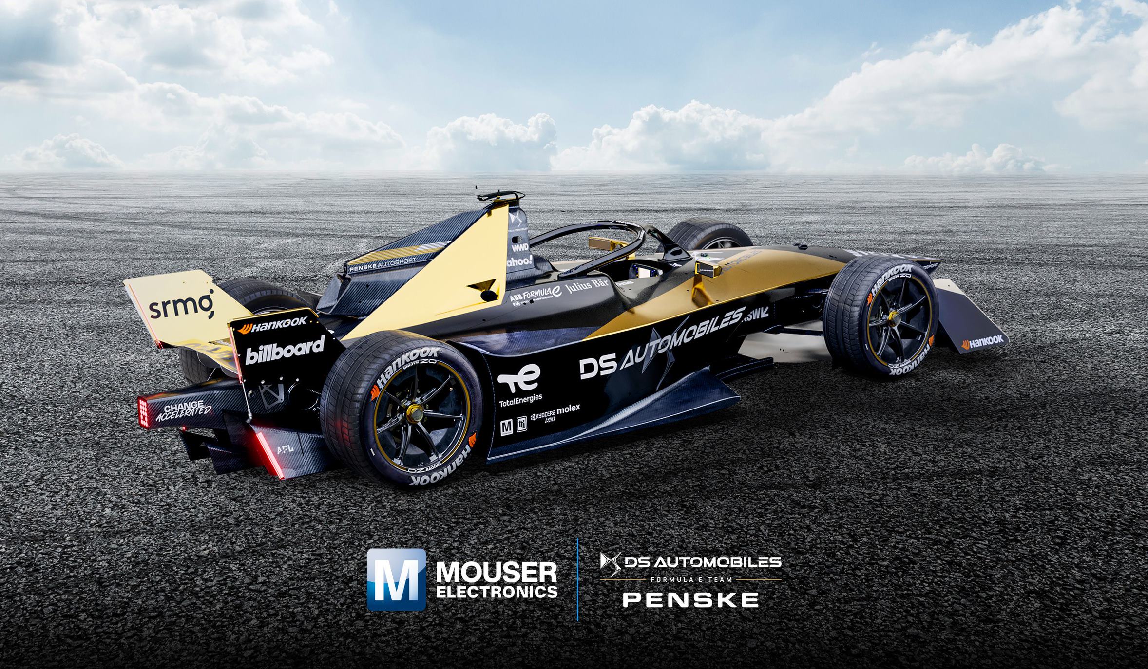 Mouser Electronics Announces Partnership with DS PENSKE for Formula E Season 9