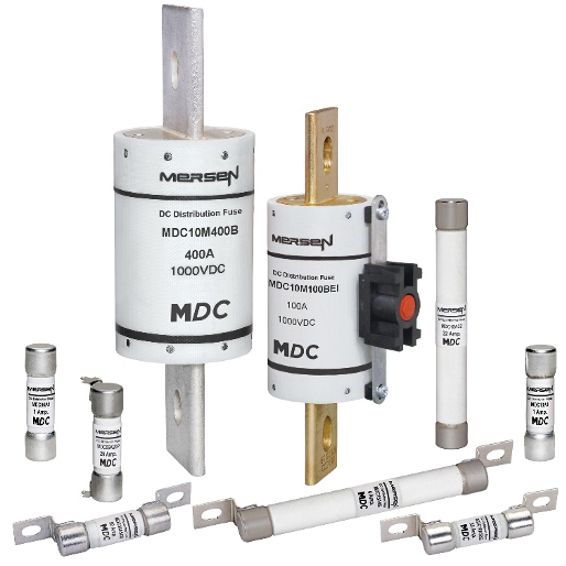 Mersen Introduces MDC Series DC Distribution Fuses