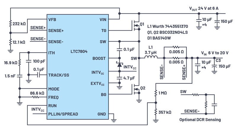 PassThru Boost Controller for High Efficiency, Fast Transient Response Automotive and Industrial Supplies