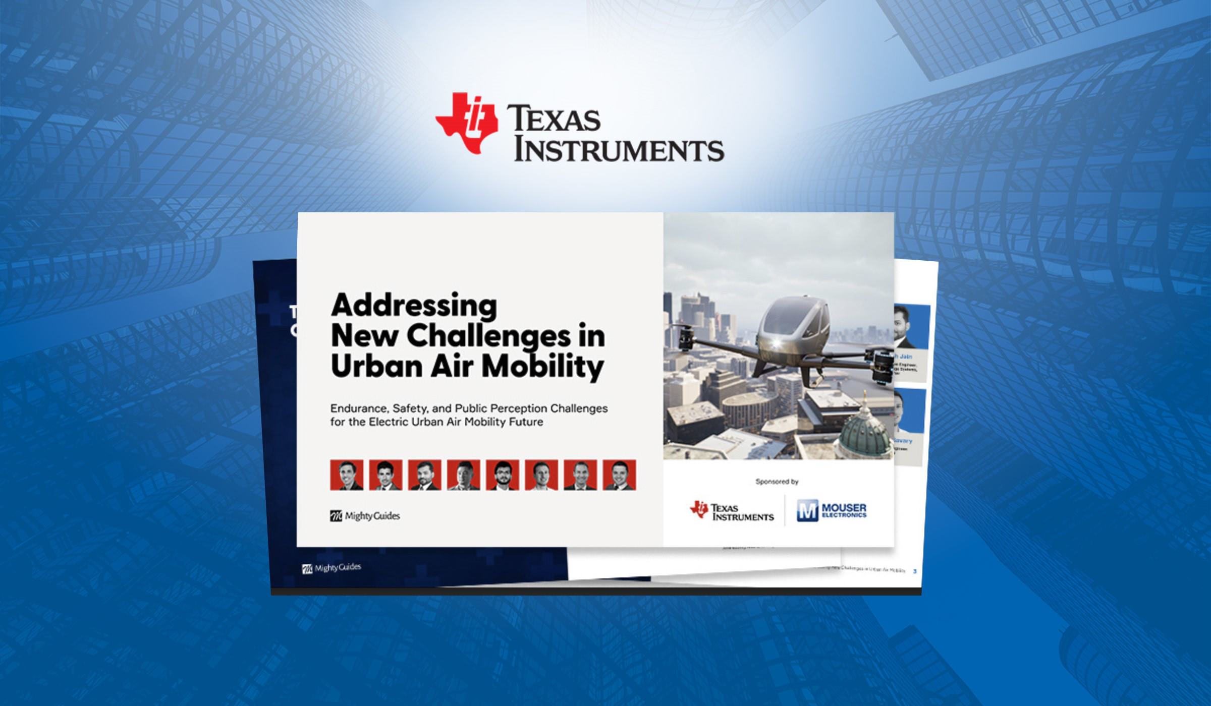 New eBook from Mouser Electronics and Texas Instruments Offers Guide to Navigate the Future of Urban Air Mobility
