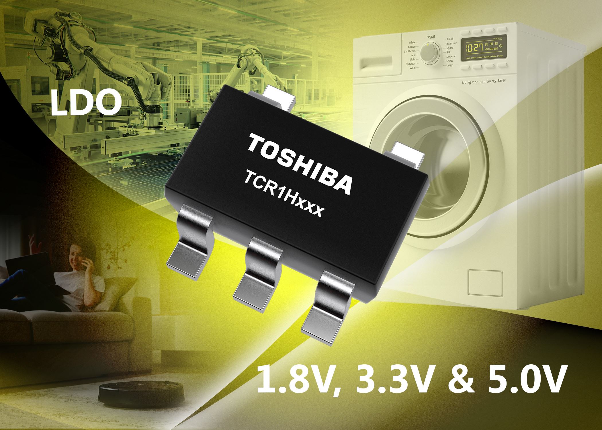 Toshiba Releases a New Range of Low-Current, High-Input Voltage LDO Regulators