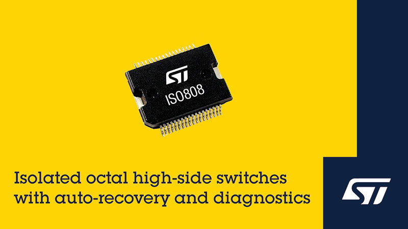 Galvanically Isolated High-Side Switches with Diagnostics Control and Protect Industrial Loads