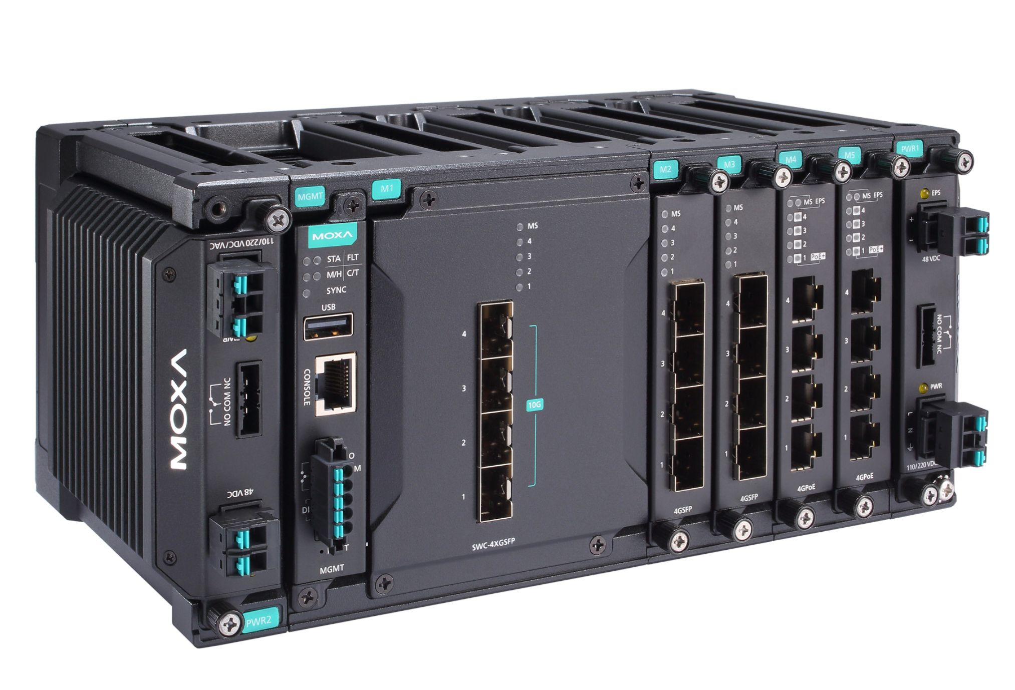Moxa Targets Large-scale Industrial Network Deployments with Modular Layer 3 Managed Switches