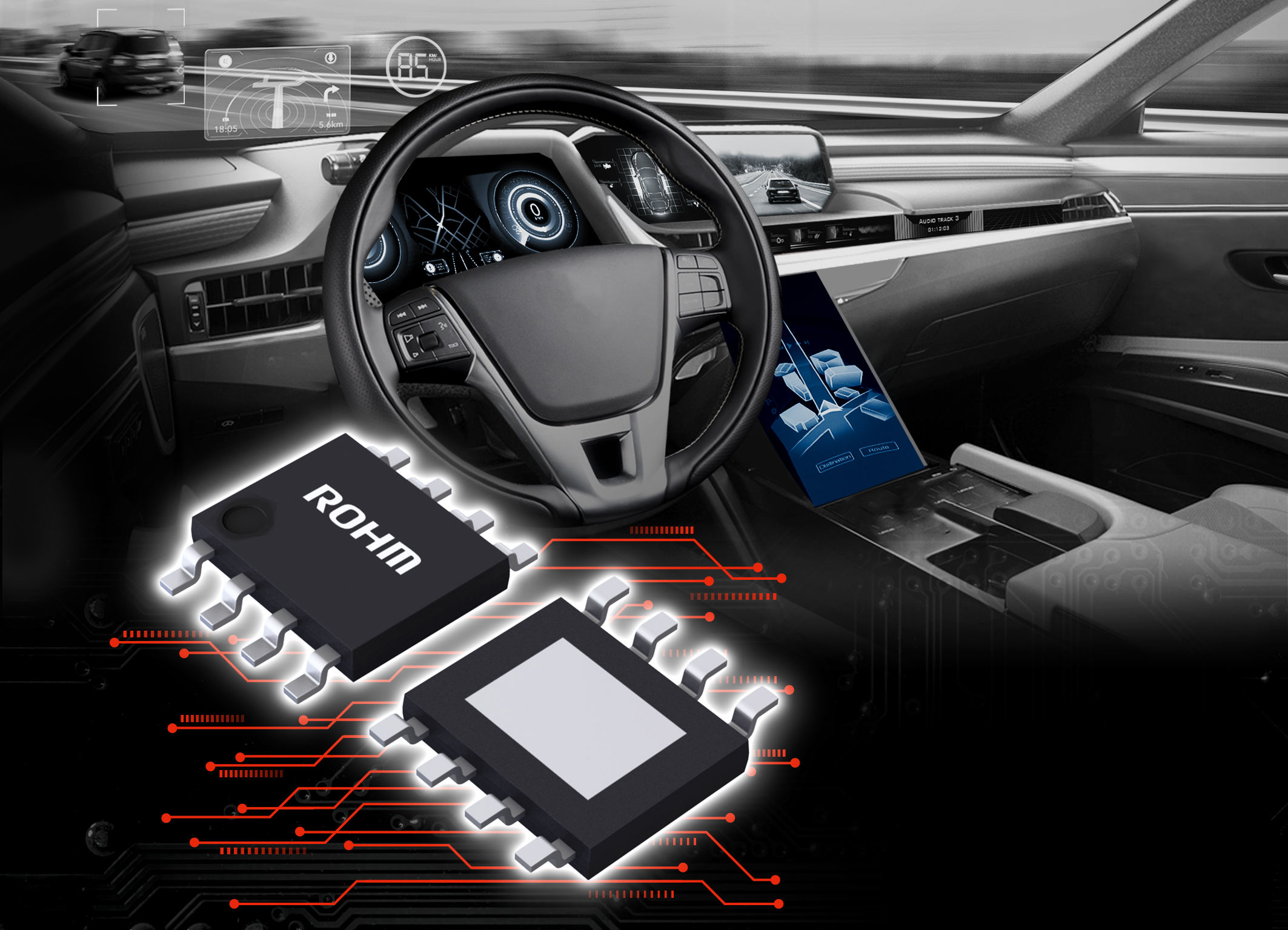 ROHM Develops Automotive Primary LDOs: Leveraging Original QuiCur Technology to Achieve Industry-Leading Load Response Characteristics