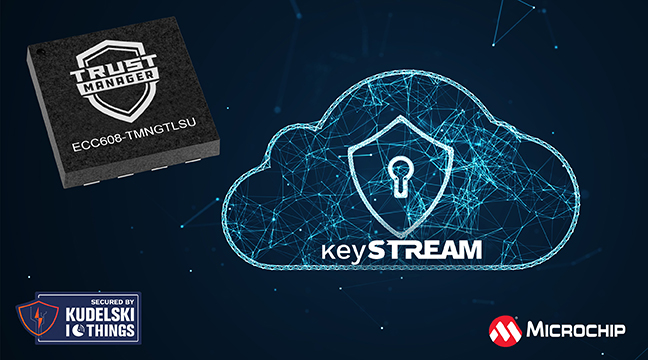 Microchip Technology Introduces ECC608 TrustMANAGER with Kudelski IoT keySTREAM