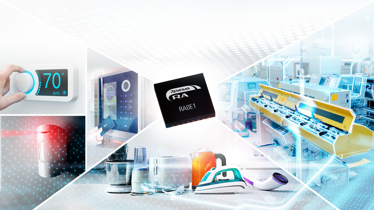 Renesas Introduces New Entry-Level RA0 MCU Series with Best-in-Class Power Consumption