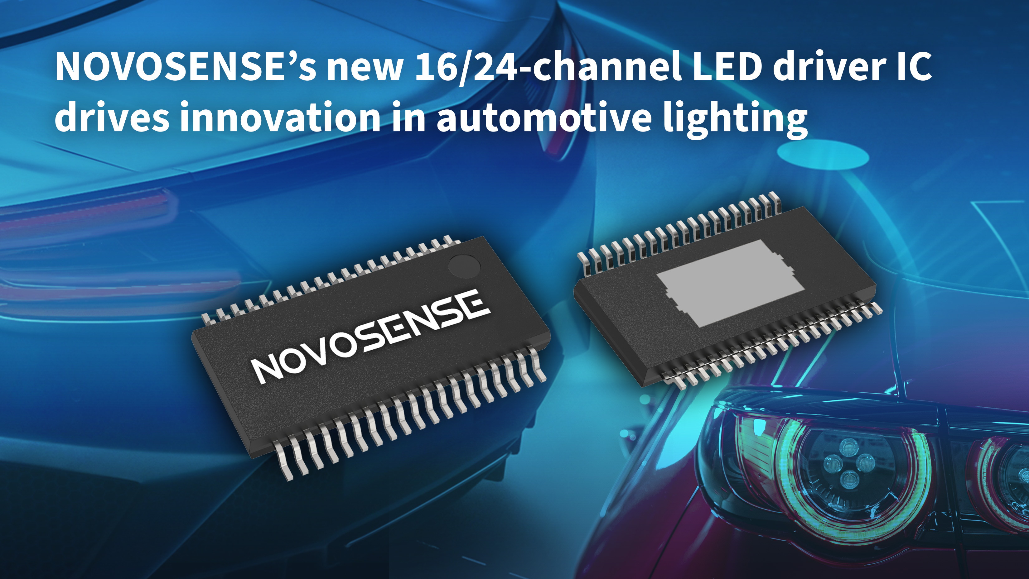 16/24-Channel Automotive LED Driver Addresses Demands of Latest Dynamic Vehicle Lighting Applications