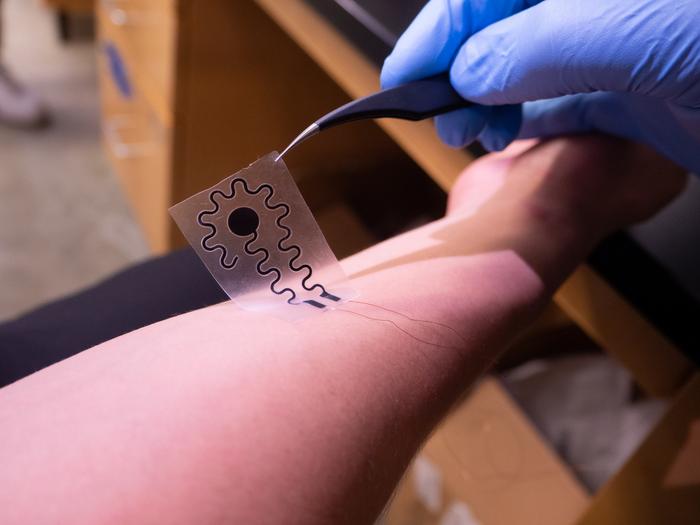 Soft, Stretchy Electrode Simulates Touch Sensations Using Electrical Signals