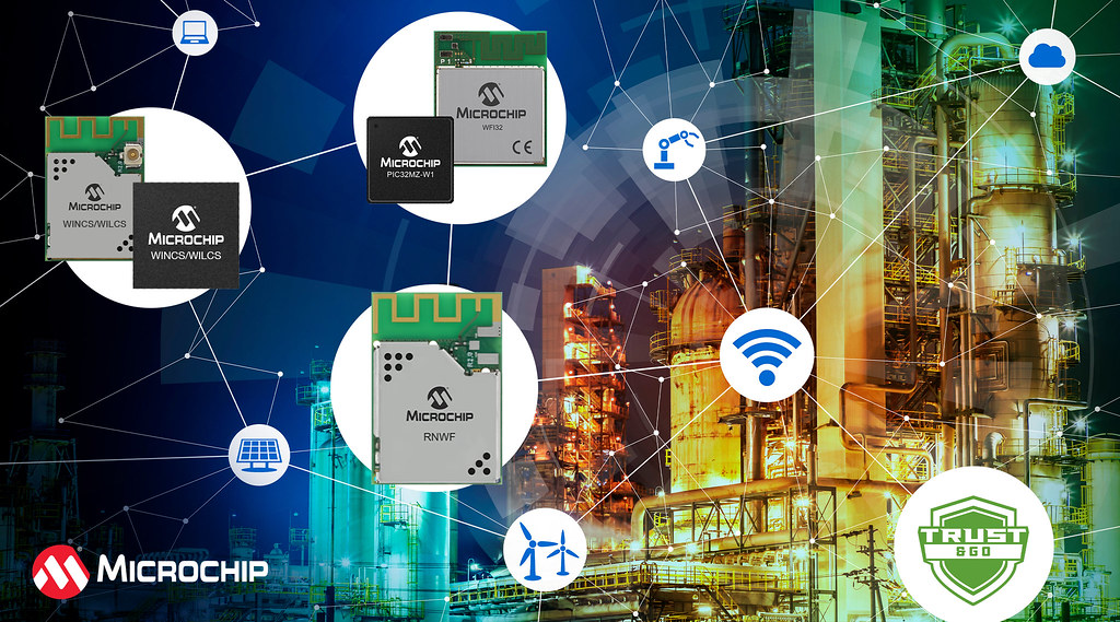 Microchip Releases 20 Advanced Wi-Fi Products for Industrial and Commercial Applications