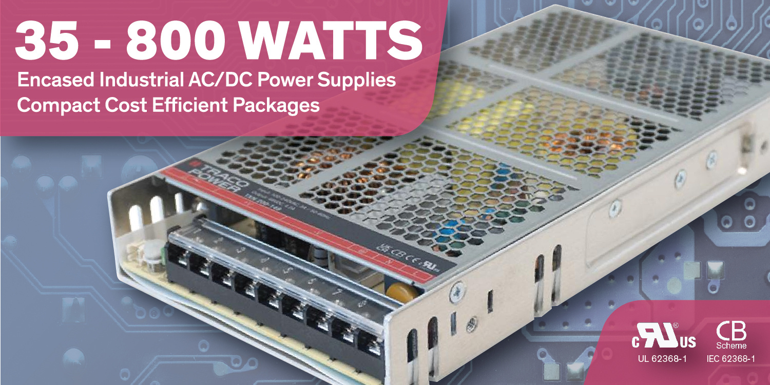 Cost-Effective Power Supplies in Metal Encased Packages