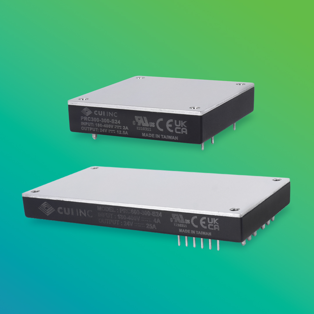 CUI Inc. Releases High-Performance DC-to-DC Converters for Industrial and Railway Environments