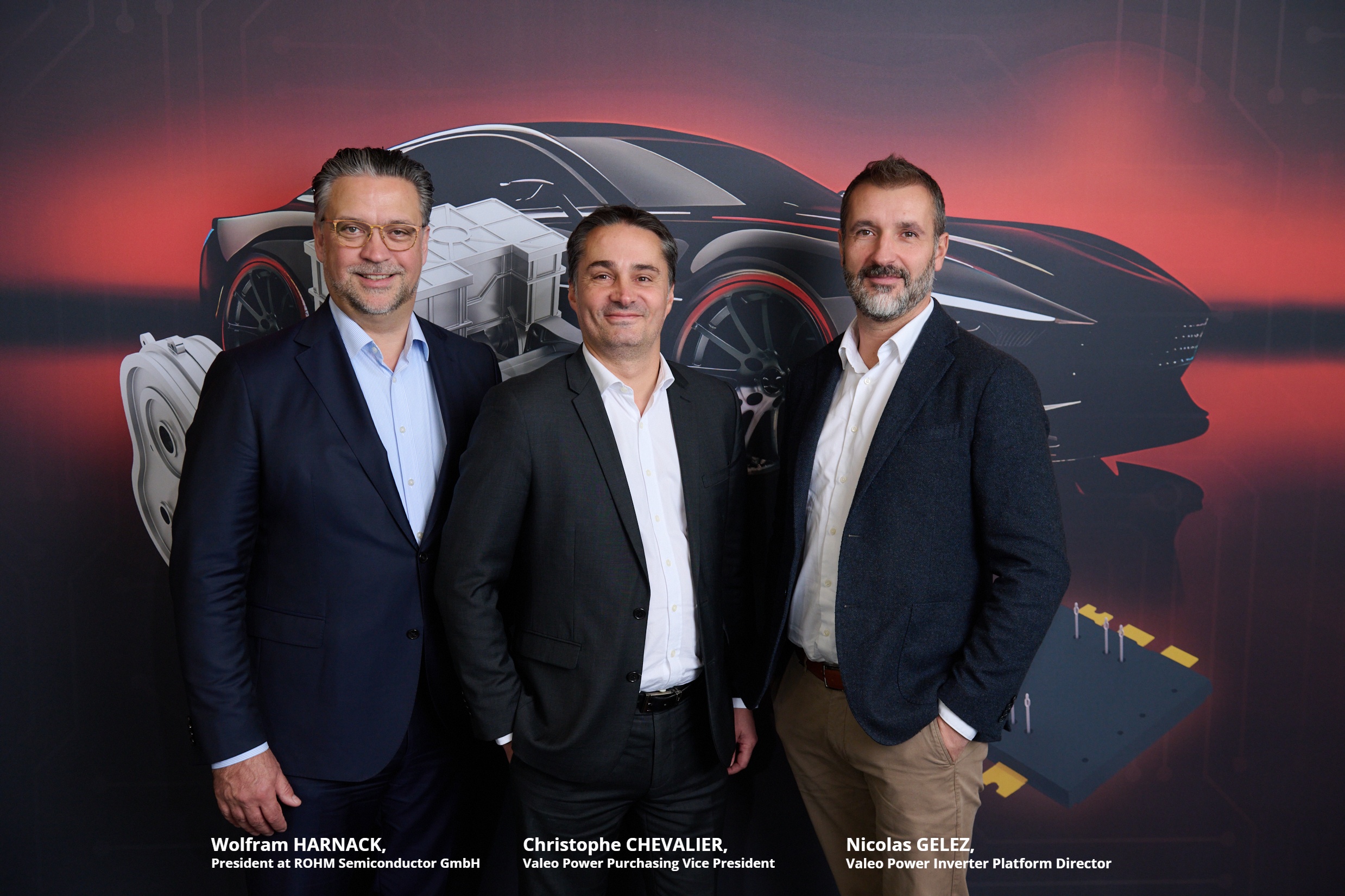 ROHM Semiconductor and Valeo Co-Develop the Next Generation of Power Electronics