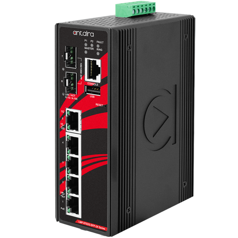 Antaira Introduces Managed Ethernet Switches Optimized for Industrial Network Infrastructures