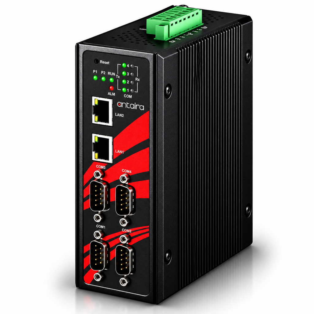 Connect Legacy Serial Equipment to Modern Networks with Antaira's STE-6104C-T-V2 Industrial Gateway