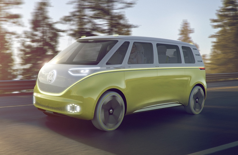 Volkswagen Hippie-Bus Goes All-Electric