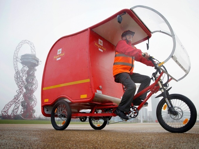 Royal Mail's e-Trikes Are Green and Dorky