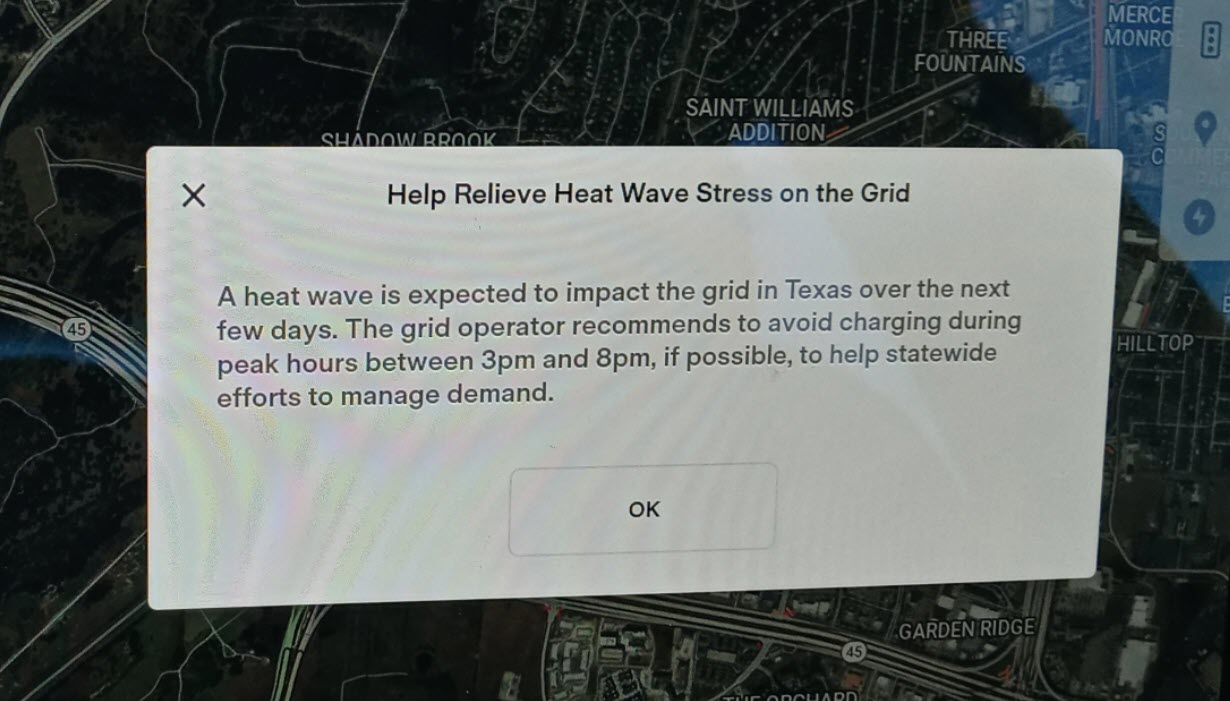 Tesla Asks Texas Customers to Avoid Charging During Peak Hours